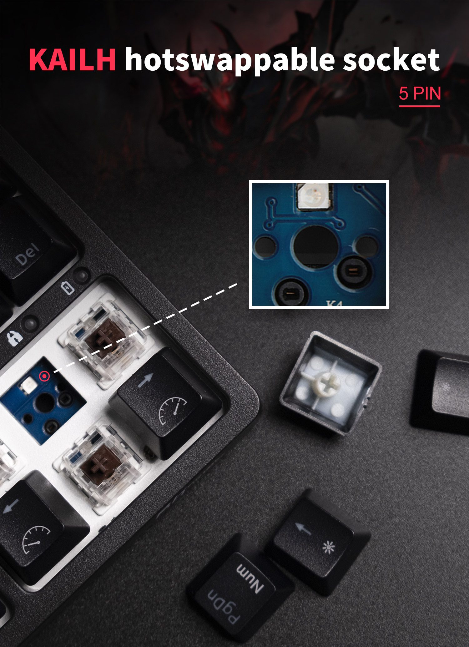 RK68 Plus Royal Kludge Tri-Mode 2.4G Wireless Bluetooth Gaming Mechanical Keyboard for PC Laptop Tab Office with RGB Backlit RK68 Plus Royal Kludge Tri-Mode 2.4G Wireless Bluetooth Gaming Mechanical Keyboard for PC Laptop Tab Office with RGB Backlit