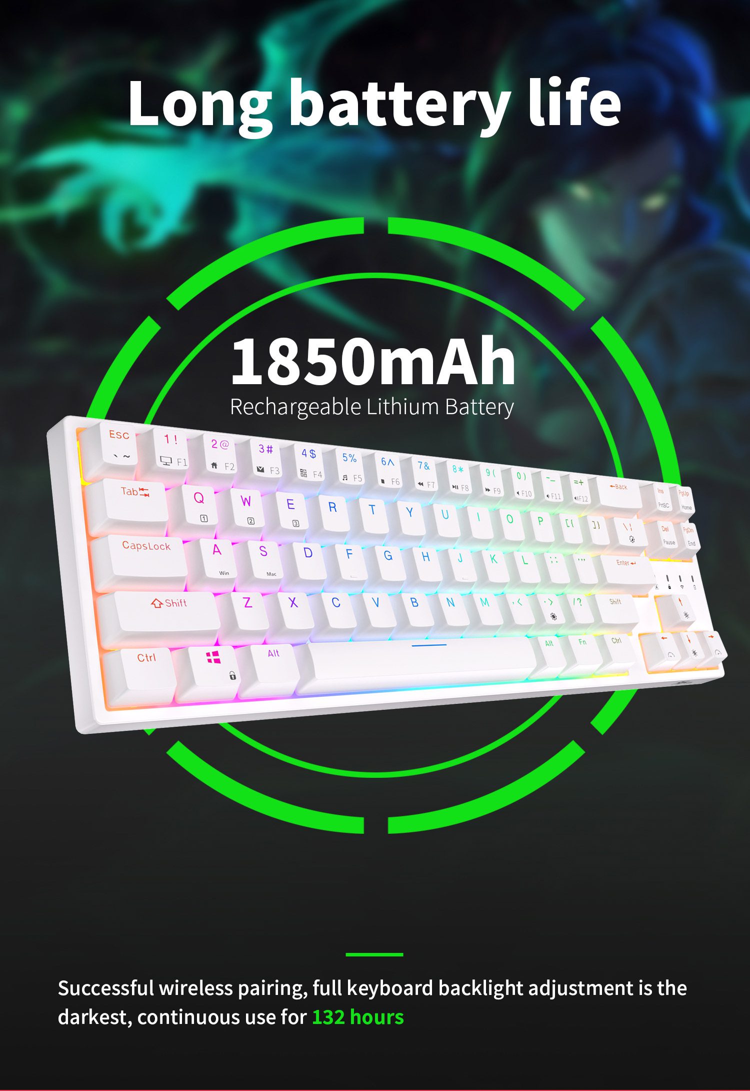 RK68 Plus Royal Kludge Tri-Mode 2.4G Wireless Bluetooth Gaming Mechanical Keyboard for PC Laptop Tab Office with RGB Backlit RK68 Plus Royal Kludge Tri-Mode 2.4G Wireless Bluetooth Gaming Mechanical Keyboard for PC Laptop Tab Office with RGB Backlit