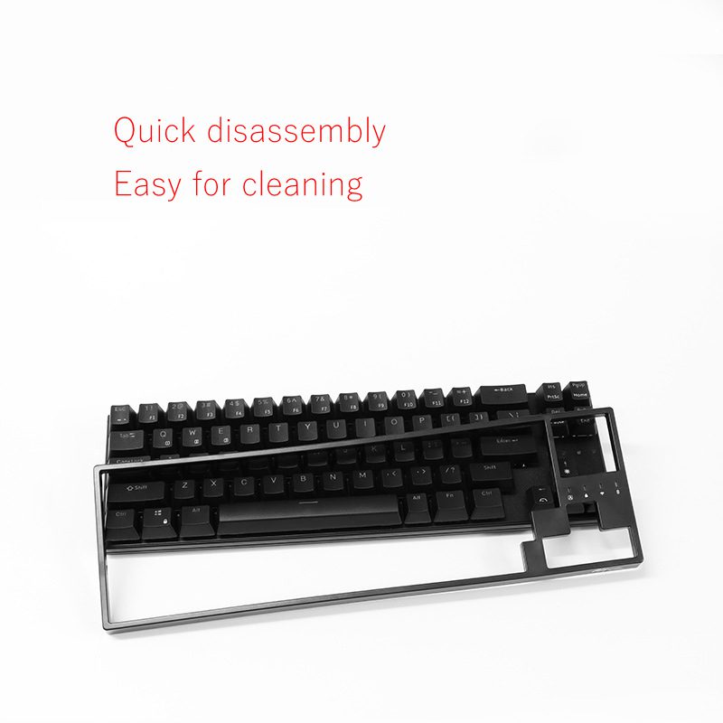 RK871/RK68 Plus 2.4G Wireless Bluetooth Mechanical Keyboard 68 Keys 65% RGB Backlight Hot Swappable Gaming Keyboard Royal Kludge RK871/RK68 Plus 2.4G Wireless Bluetooth Mechanical Keyboard 68 Keys 65% RGB Backlight Hot Swappable Gaming Keyboard Royal Kludge