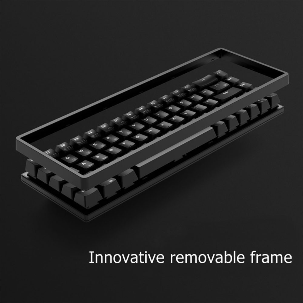 RK ROYAL KLUDGE RKG68 2.4G Wireless Bluetooth 65% Mechanical Keyboard RGB Backlit 68 Keys Hot Swappable Tri-mode Gaming Keyboard RK ROYAL KLUDGE RKG68 2.4G Wireless Bluetooth 65% Mechanical Keyboard RGB Backlit 68 Keys Hot Swappable Tri-mode Gaming Keyboard