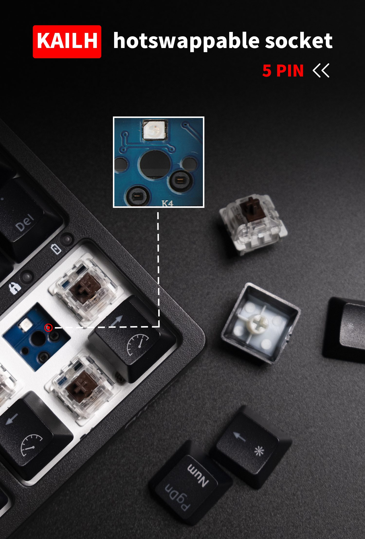 RK ROYAL KLUDGE RK100 2.4G Wireless/Bluetooth/Wired RGB Mechanical Keyboard 100 Keys Hot Swappable Gaming Keyboard for Win/Mac RK ROYAL KLUDGE RK100 2.4G Wireless/Bluetooth/Wired RGB Mechanical Keyboard 100 Keys Hot Swappable Gaming Keyboard for Win/Mac