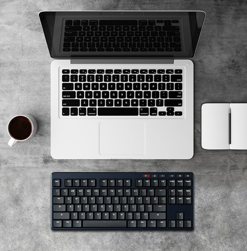 IKBC S200 2.4G wireless mechanical keyboard 87 slim Low profile switch TTC red