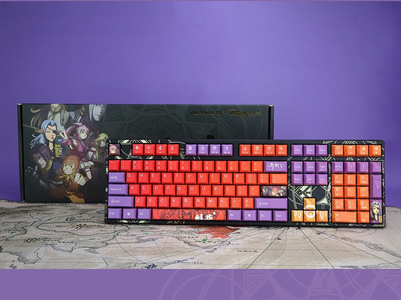 Varmilo Ma108 V2 Cribug Mechanical Keyboard 108 Key Sublimation Keycap Gaming Office Electrostatic Capacitor White Light Varmilo Ma108 V2 Cribug Mechanical Keyboard 108 Key Sublimation Keycap Gaming Office Electrostatic Capacitor White Light