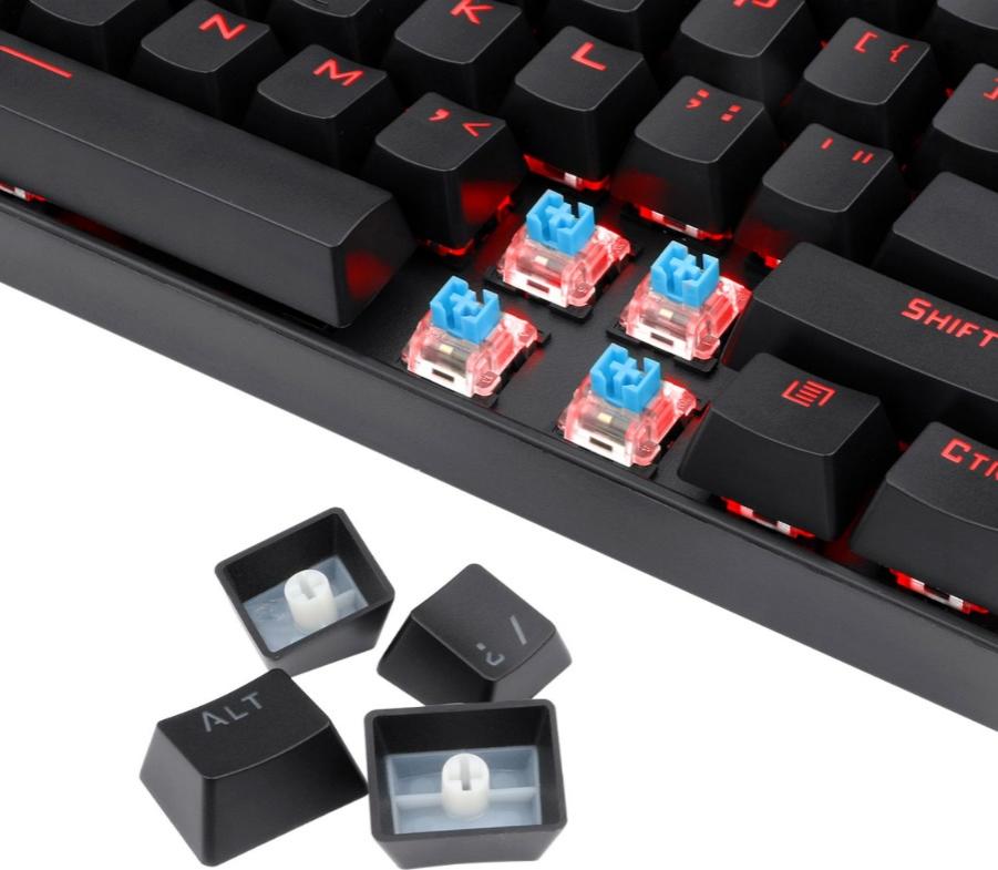 Best Buy: REDRAGON K552-2 Kumara TKL Wired Gaming Mechanical Blue Switch Keyboard with Back Lighting Black Kumara K552-2