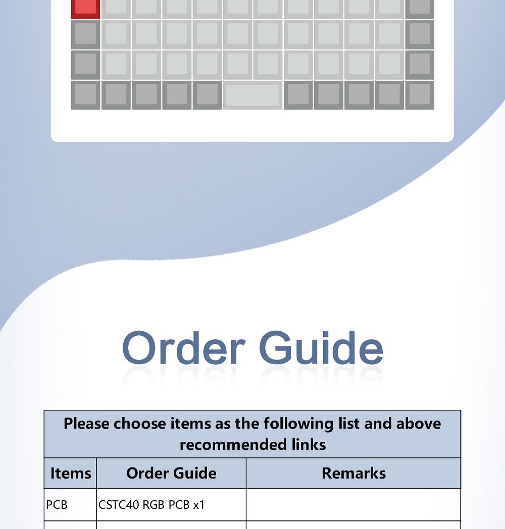CSTC40 40 RGB 40% hot Swappable Mechanical Keyboard PCB Programmed qmk VIA VIAL Firmware rgb switch underglow type c planck CSTC40 40 RGB 40% hot Swappable Mechanical Keyboard PCB Programmed qmk VIA VIAL Firmware rgb switch underglow type c planck