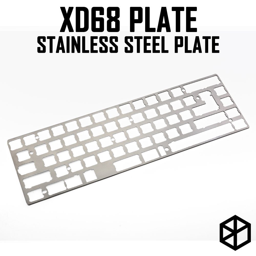 stainless steel plate for xiudi xd68 65% custom keyboard Mechanical Keyboard Plate support xd68
