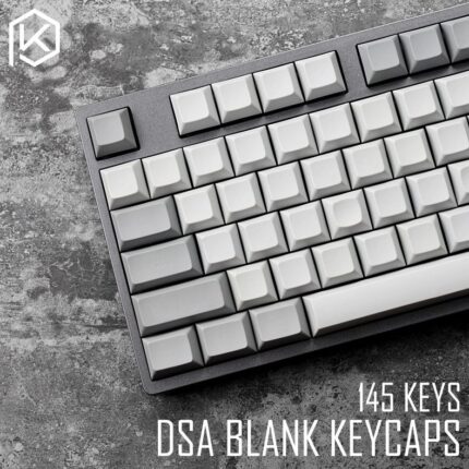 dsa pbt blank light grey grey Keycaps 60% gh60 poker2 xd64 87 104 xd75 xd96 xd84 cosair k70 razer blackwidow planck jj40 jj50