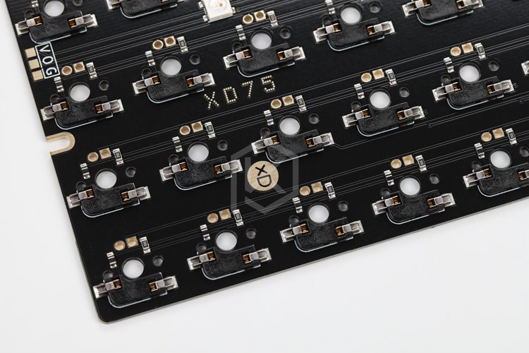 xd75re xd75am xd75 Custom Mechanical Keyboard 75 keys Underglow RGB PCB GH60 60% programmed gh60 kle planck hot-swappable switch xd75re xd75am xd75 Custom Mechanical Keyboard 75 keys Underglow RGB PCB GH60 60% programmed gh60 kle planck hot-swappable switch