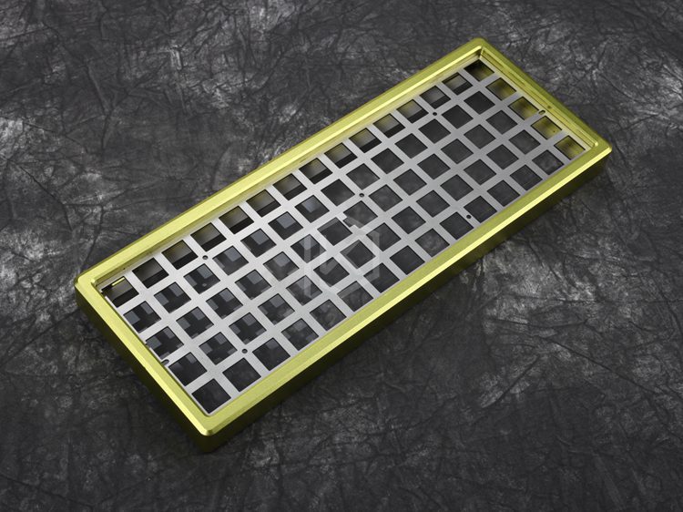 Anodized Aluminium case for xd75re xd75 60% custom keyboard acrylic panels acrylic diffuser can support Rotary brace Anodized Aluminium case for xd75re xd75 60% custom keyboard acrylic panels acrylic diffuser can support Rotary brace