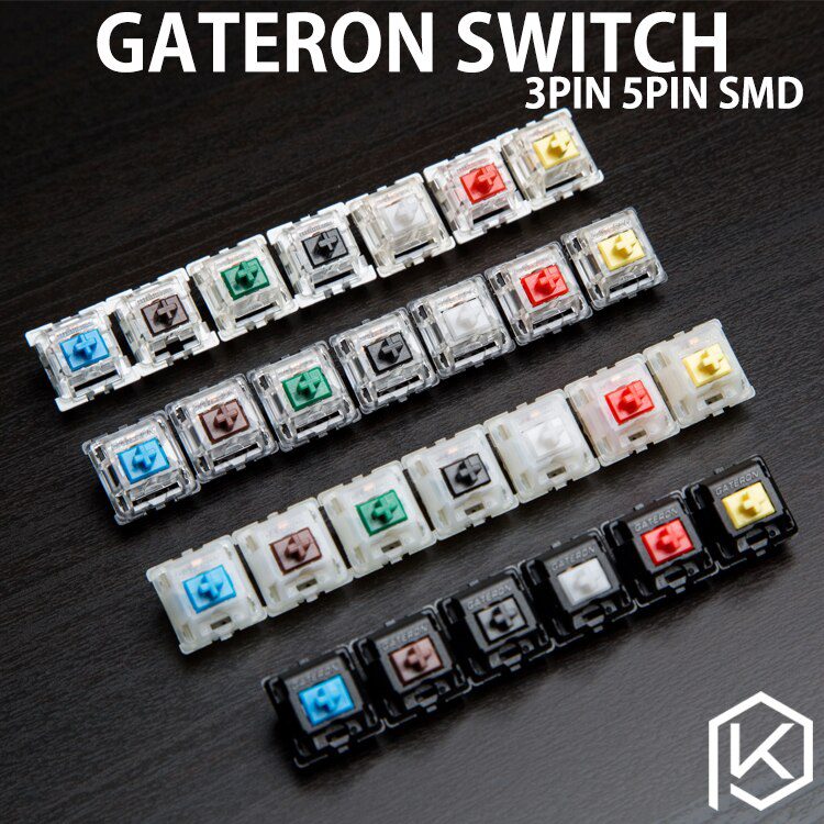 gateron switch 3pin 5pin smd blue red black brown green clear yellow silent for custom mechnical keyboard xd64 xd60 eepw84 gh60 gateron switch 3pin 5pin smd blue red black brown green clear yellow silent for custom mechnical keyboard xd64 xd60 eepw84 gh60