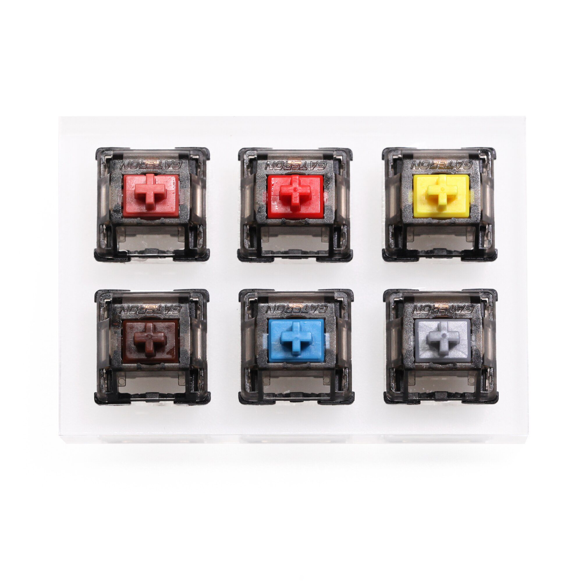 1pcs gateron switch for mechanical keyboard xd64 xd60 bm60 bm65 bm68 G pro White CAP yellow Black Crystal Silver Milky