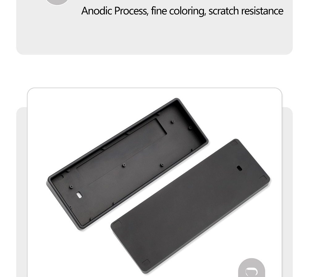 Poseidon PSD60 RE Case Anodized Aluminium or Coating case for mechanical keyboard White Black Silver Light Grey for bm60 xd64 Poseidon PSD60 RE Case Anodized Aluminium or Coating case for mechanical keyboard White Black Silver Light Grey for bm60 xd64