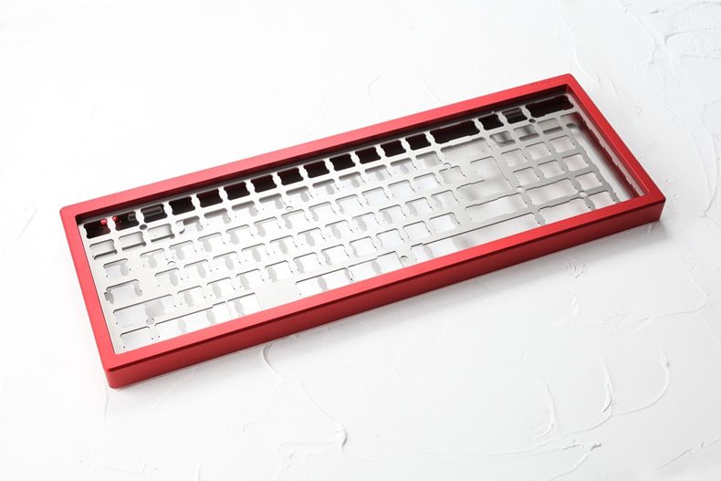 Anodized Aluminium case for xd96 xiudi custom keyboard acrylic panels stalinite diffuser can support Rotary brace supporter Anodized Aluminium case for xd96 xiudi custom keyboard acrylic panels stalinite diffuser can support Rotary brace supporter