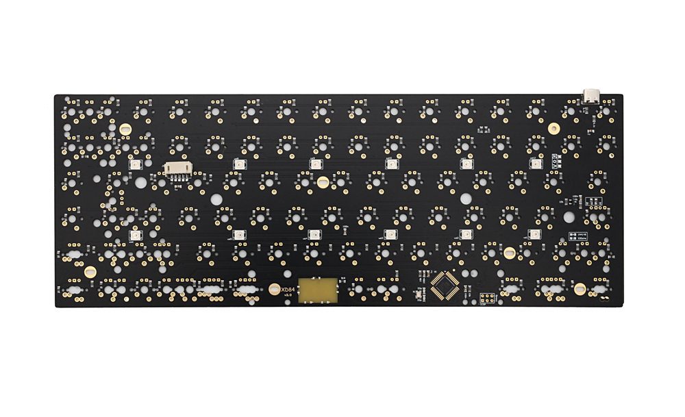 xd84pro XD84 pro Custom Mechanical Keyboard Kit 75% Supports TKG-TOOLS Support Underglow RGB PCB programmed gh84 kle type c