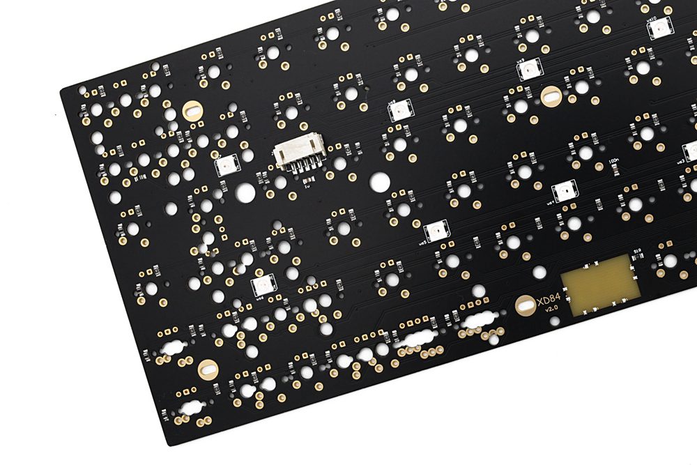 xd84pro XD84 pro Custom Mechanical Keyboard Kit 75% Supports TKG-TOOLS Support Underglow RGB PCB programmed gh84 kle type c