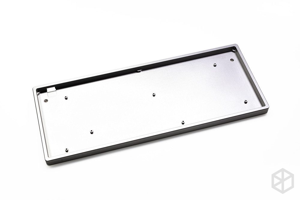 Anodized Aluminium flat case with metal feet for custom mechanical keyboard black siver grey colorway for xd84 75% Anodized Aluminium flat case with metal feet for custom mechanical keyboard black siver grey colorway for xd84 75%