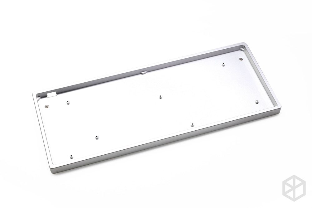 Anodized Aluminium flat case with metal feet for custom mechanical keyboard black siver grey colorway for xd84 75% Anodized Aluminium flat case with metal feet for custom mechanical keyboard black siver grey colorway for xd84 75%