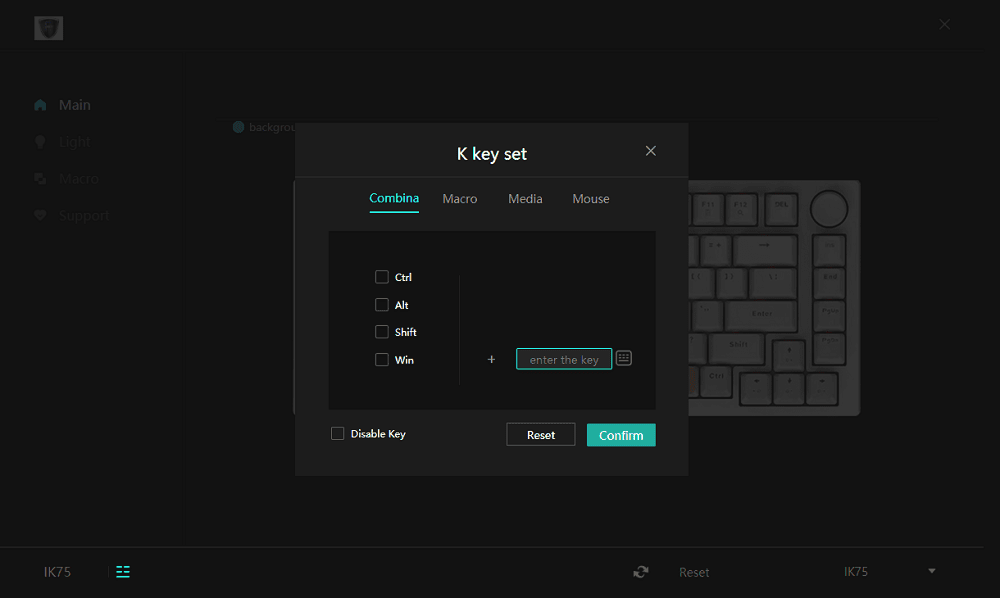 Feker IK75 Pro 3 Mode Wireless 75% Gasket Mechanical Keyboard kit hot swappable switch lighting effects RGB led type c 2.4G BT Feker IK75 Pro 3 Mode Wireless 75% Gasket Mechanical Keyboard kit hot swappable switch lighting effects RGB led type c 2.4G BT