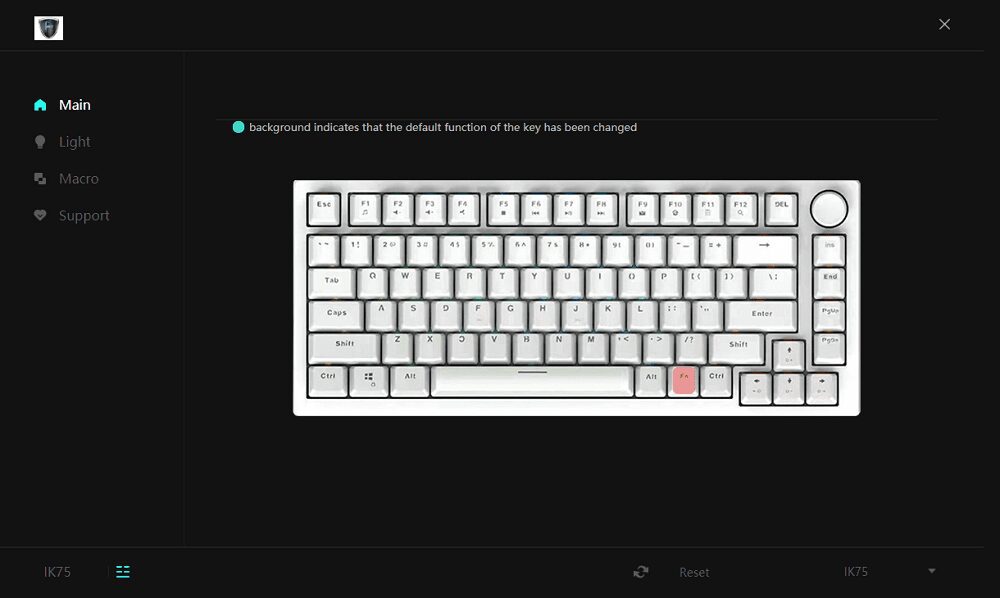 Feker IK75 Pro 3 Mode Wireless 75% Gasket Mechanical Keyboard kit hot swappable switch lighting effects RGB led type c 2.4G BT Feker IK75 Pro 3 Mode Wireless 75% Gasket Mechanical Keyboard kit hot swappable switch lighting effects RGB led type c 2.4G BT