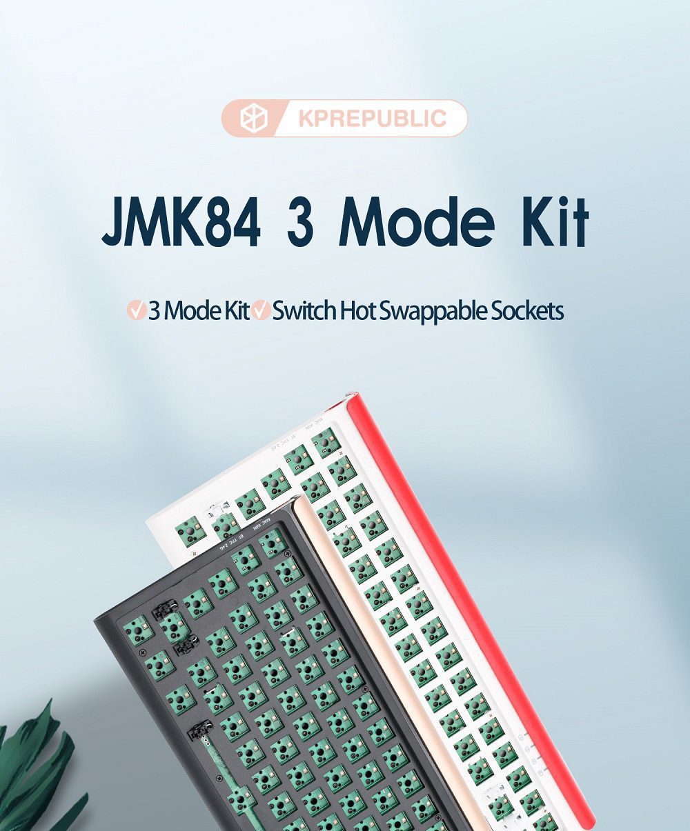 JMK84 JMK84 3 Mode Wireless 75% Mechanical Keyboard kit hot swappable switch lighting effects RGB led type c 2.4G BT JMK84 JMK84 3 Mode Wireless 75% Mechanical Keyboard kit hot swappable switch lighting effects RGB led type c 2.4G BT