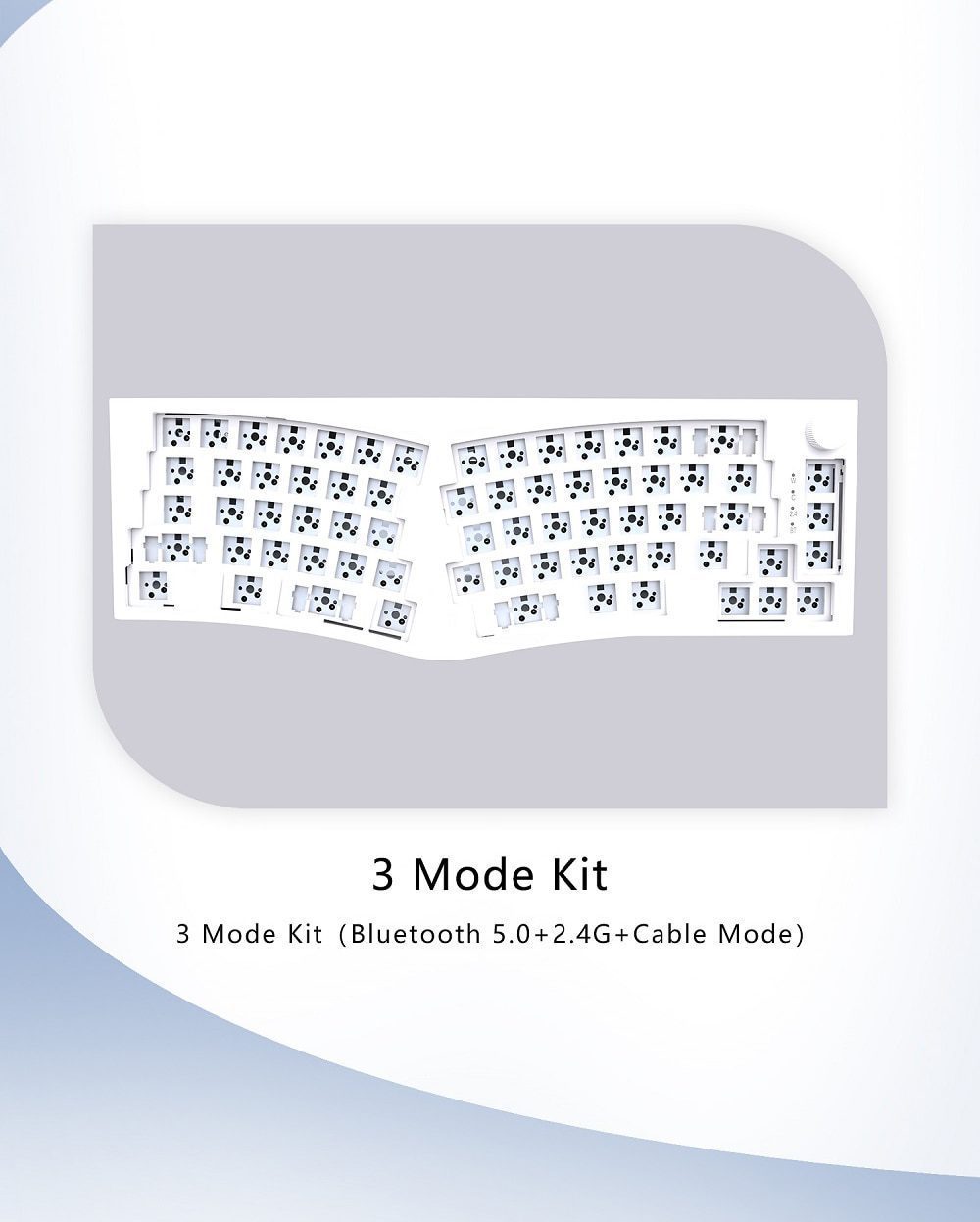 Feker Alice 80 3 Mode Wireless 80% Mechanical Keyboard kit hot swappable switch lighting effects RGB led type c 2.4G BT Ergo Kit Feker Alice 80 3 Mode Wireless 80% Mechanical Keyboard kit hot swappable switch lighting effects RGB led type c 2.4G BT Ergo Kit