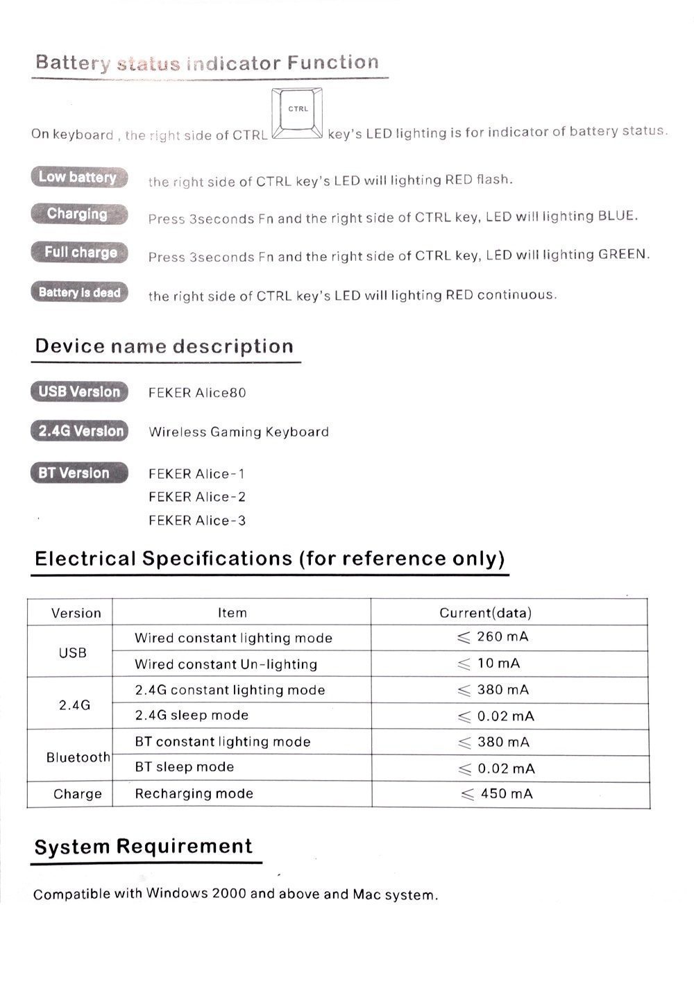 Feker Alice 80 3 Mode Wireless 80% Mechanical Keyboard kit hot swappable switch lighting effects RGB led type c 2.4G BT Ergo Kit Feker Alice 80 3 Mode Wireless 80% Mechanical Keyboard kit hot swappable switch lighting effects RGB led type c 2.4G BT Ergo Kit
