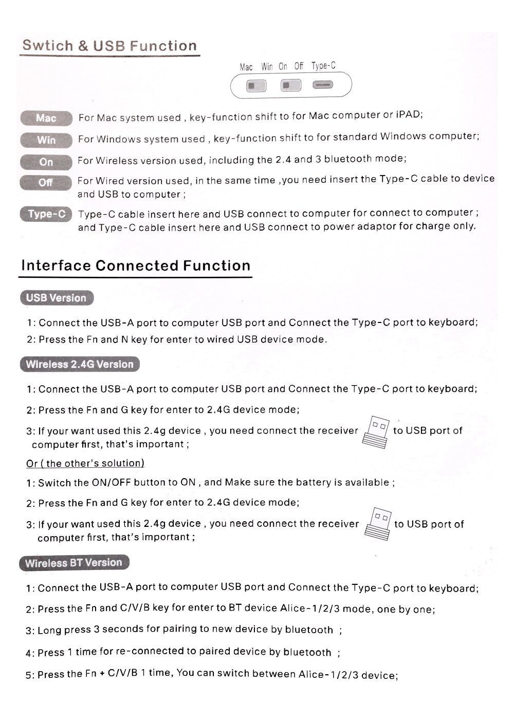 Feker Alice 80 3 Mode Wireless 80% Mechanical Keyboard kit hot swappable switch lighting effects RGB led type c 2.4G BT Ergo Kit Feker Alice 80 3 Mode Wireless 80% Mechanical Keyboard kit hot swappable switch lighting effects RGB led type c 2.4G BT Ergo Kit