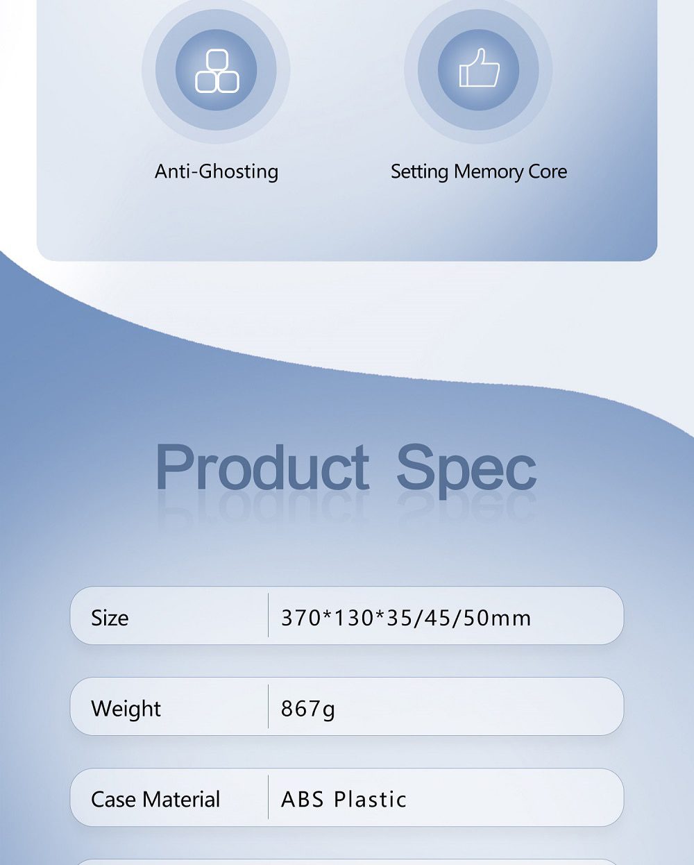 Feker Alice 80 3 Mode Wireless 80% Mechanical Keyboard kit hot swappable switch lighting effects RGB led type c 2.4G BT Ergo Kit Feker Alice 80 3 Mode Wireless 80% Mechanical Keyboard kit hot swappable switch lighting effects RGB led type c 2.4G BT Ergo Kit