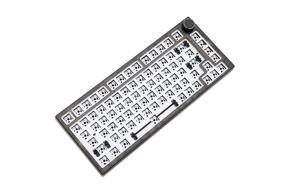 Feker IK75 Pro 3 Mode Wireless 75% Gasket Mechanical Keyboard kit Black Blue hot swappable lighting effects RGB led 2.4G BT Feker IK75 Pro 3 Mode Wireless 75% Gasket Mechanical Keyboard kit Black Blue hot swappable lighting effects RGB led 2.4G BT
