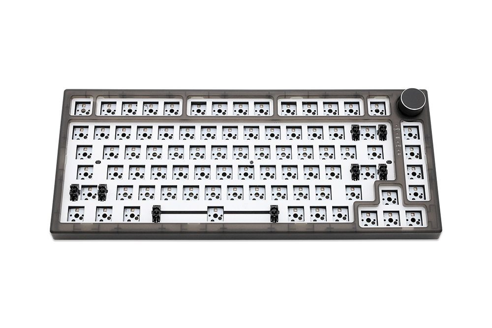 Feker IK75 Pro 3 Mode Wireless 75% Gasket Mechanical Keyboard kit Black Blue hot swappable lighting effects RGB led 2.4G BT Feker IK75 Pro 3 Mode Wireless 75% Gasket Mechanical Keyboard kit Black Blue hot swappable lighting effects RGB led 2.4G BT
