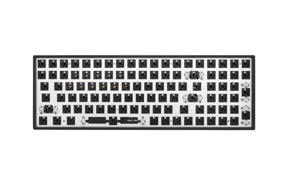 MXRSKEY 96U 96 key dual mode Bluetooth 5.0 Mechanical Keyboard Kit lighting effect RGB switch led type c software macro MXRSKEY 96U 96 key dual mode Bluetooth 5.0 Mechanical Keyboard Kit lighting effect RGB switch led type c software macro