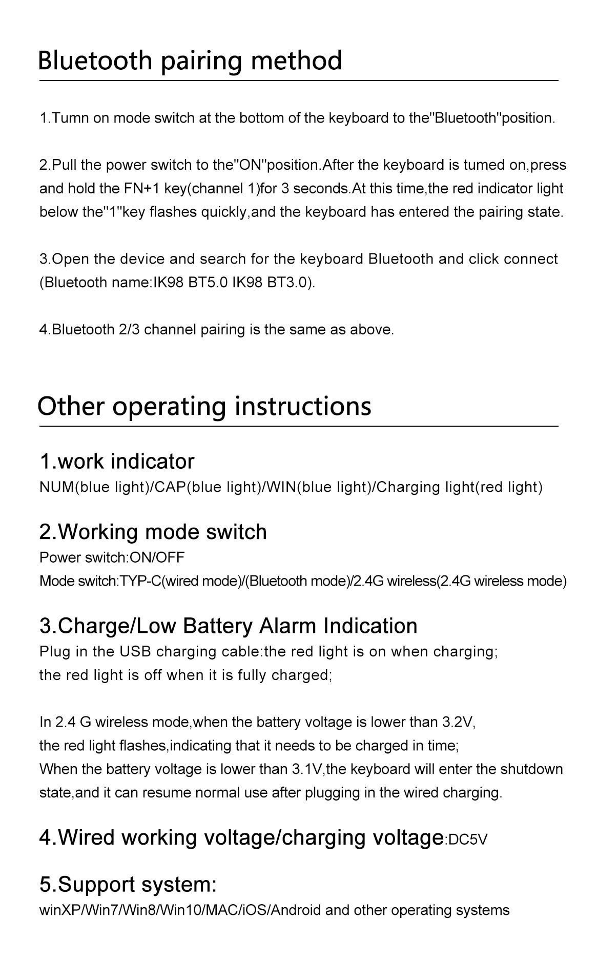 Feker 98 3 Mode Wireless 98% Mechanical Keyboard kit hot swappable switch lighting effects RGB led type c 2.4G BT Feker 98 3 Mode Wireless 98% Mechanical Keyboard kit hot swappable switch lighting effects RGB led type c 2.4G BT