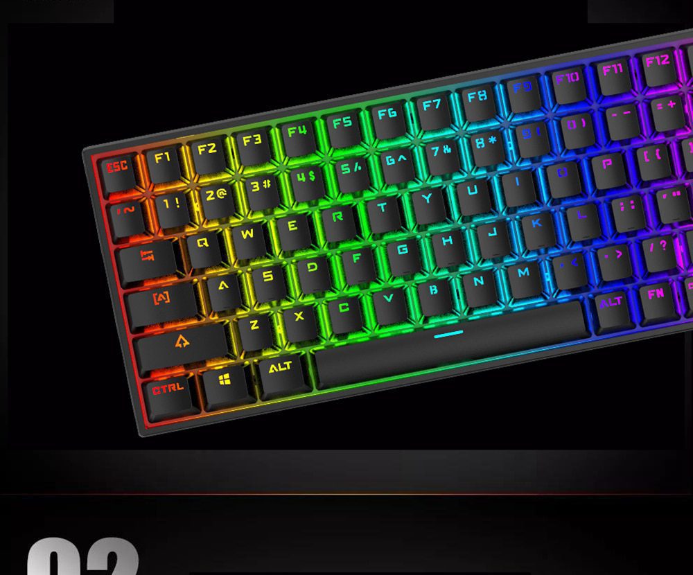 MXRSKEY 96U 96 key dual mode Bluetooth 5.0 Mechanical Keyboard lighting effect RGB switch led type c software macro MXRSKEY 96U 96 key dual mode Bluetooth 5.0 Mechanical Keyboard lighting effect RGB switch led type c software macro