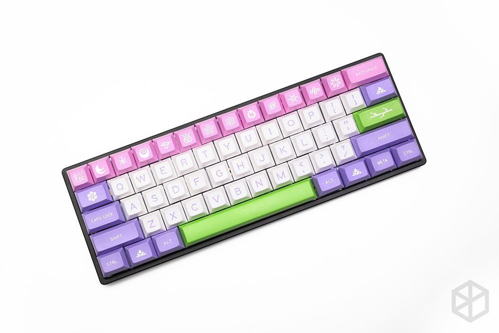 Anodized Aluminium flat case with metal feet for custom mechanical keyboard black siver grey colorway for gh60 xd60 xd64 satan Anodized Aluminium flat case with metal feet for custom mechanical keyboard black siver grey colorway for gh60 xd60 xd64 satan