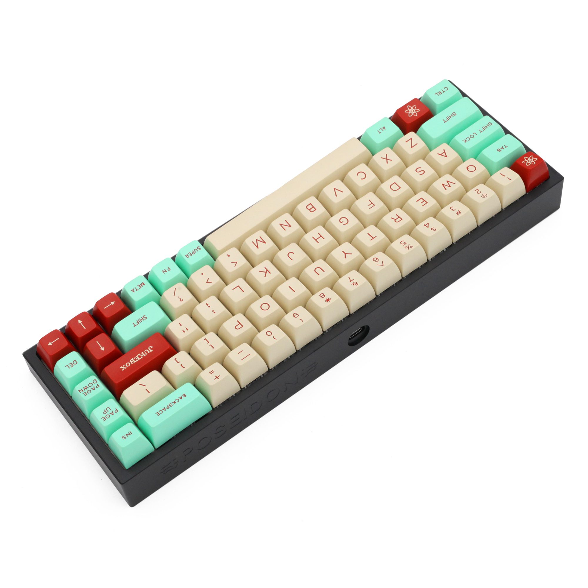 Poseidon PSD68 LE Case Anodized Aluminium case for custom mechanical keyboard black siver grey Blue Red for bm68