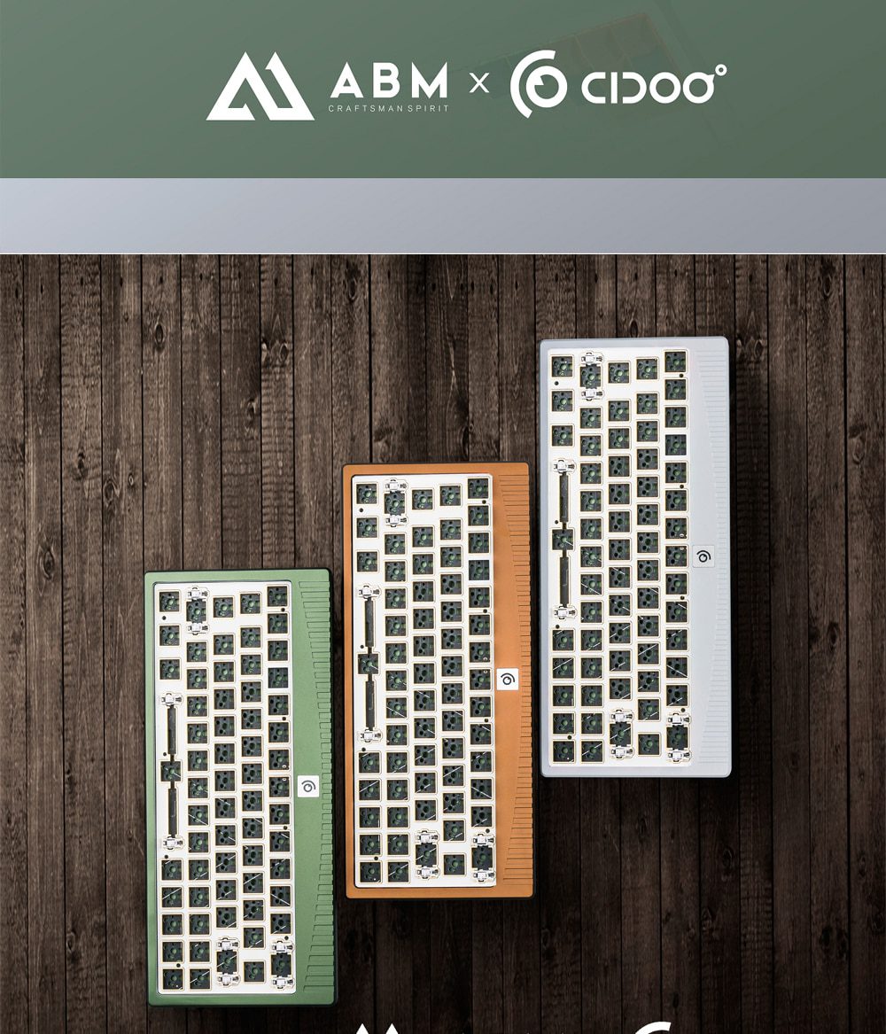 ABM64 ABM 64 Anodized Aluminum Mechanical Keyboard Kit 60% Hot Swappable Switch Bluetooth 5.0 2.4G Cable Mode RGB Led Type c ABM64 ABM 64 Anodized Aluminum Mechanical Keyboard Kit 60% Hot Swappable Switch Bluetooth 5.0 2.4G Cable Mode RGB Led Type c