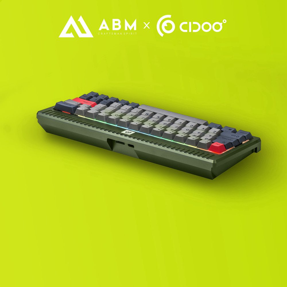 ABM64 ABM 64 Anodized Aluminum Mechanical Keyboard Kit 60% Hot Swappable Switch Bluetooth 5.0 2.4G Cable Mode RGB Led Type c ABM64 ABM 64 Anodized Aluminum Mechanical Keyboard Kit 60% Hot Swappable Switch Bluetooth 5.0 2.4G Cable Mode RGB Led Type c