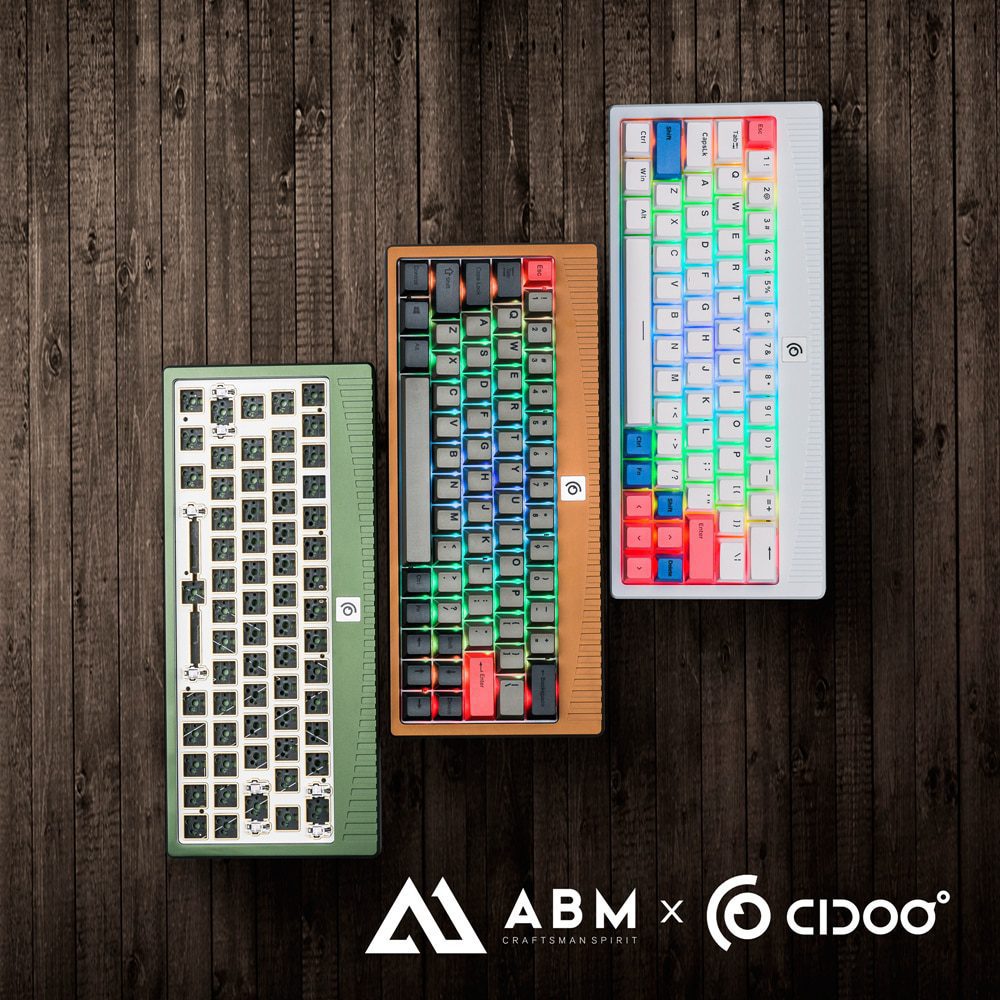 ABM64 ABM 64 Anodized Aluminum Mechanical Keyboard Kit 60% Hot Swappable Switch Bluetooth 5.0 2.4G Cable Mode RGB Led Type c ABM64 ABM 64 Anodized Aluminum Mechanical Keyboard Kit 60% Hot Swappable Switch Bluetooth 5.0 2.4G Cable Mode RGB Led Type c
