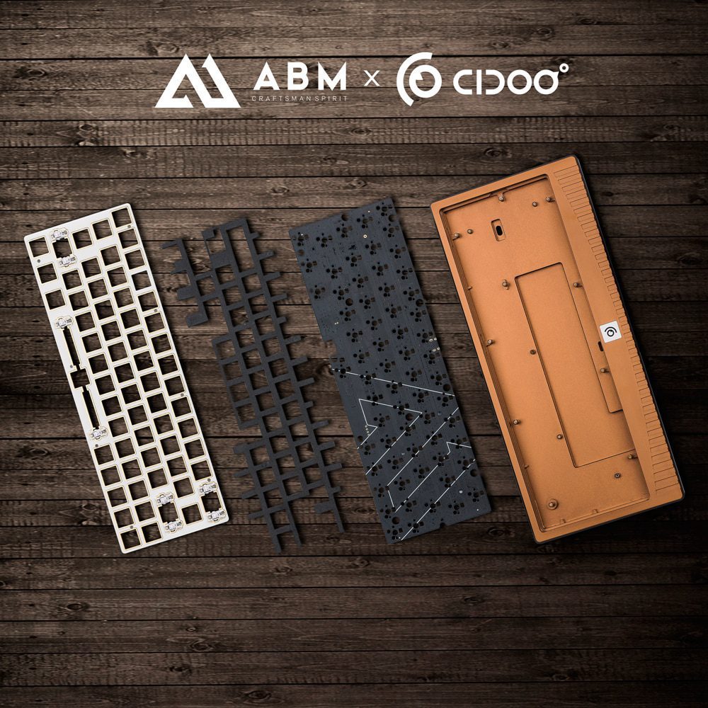 ABM64 ABM 64 Anodized Aluminum Mechanical Keyboard Kit 60% Hot Swappable Switch Bluetooth 5.0 2.4G Cable Mode RGB Led Type c ABM64 ABM 64 Anodized Aluminum Mechanical Keyboard Kit 60% Hot Swappable Switch Bluetooth 5.0 2.4G Cable Mode RGB Led Type c
