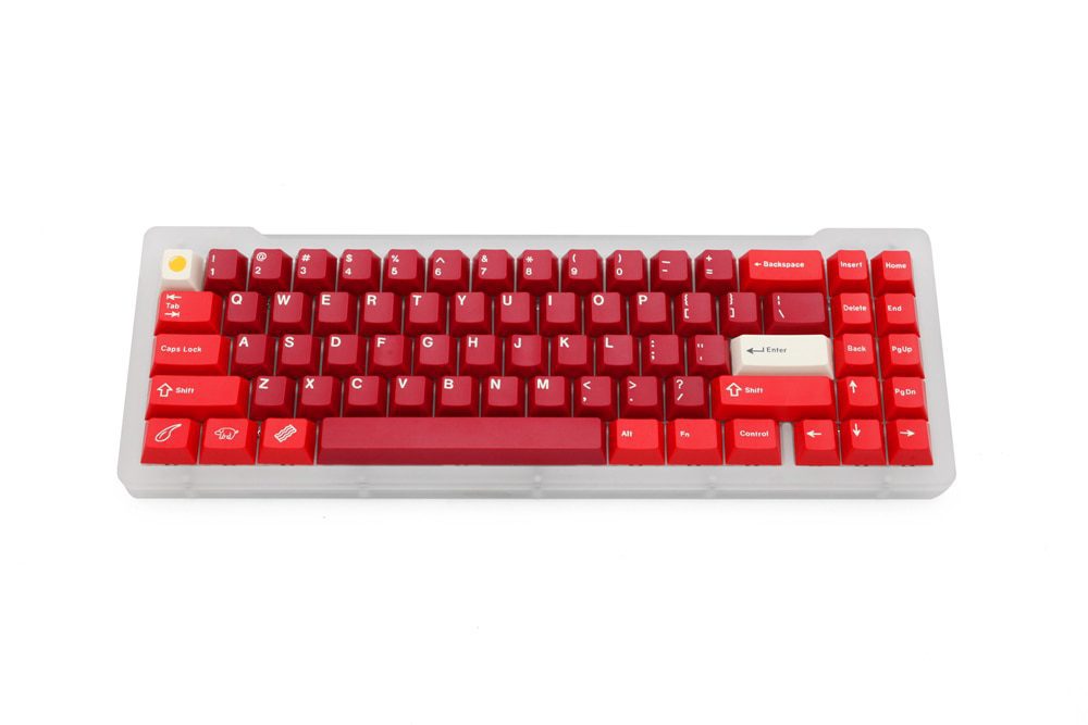 DOPOKEY 71 Mechanical Keyboard kit 71 key PCB CASE hot swappable switch support lighting effects with RGB switch led type c