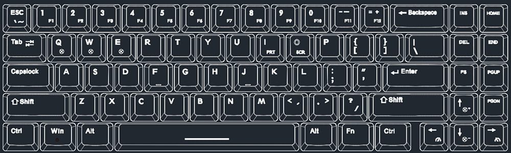 DOPOKEY 71 Mechanical Keyboard kit 71 key PCB CASE hot swappable switch support lighting effects with RGB switch led type c