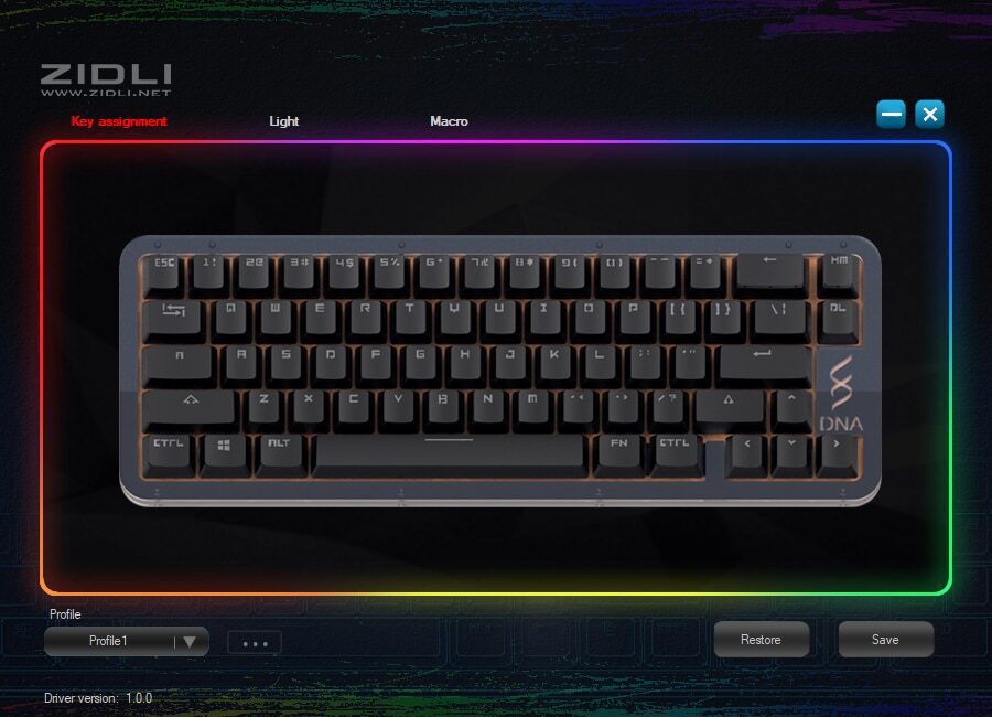 DNA65 65% Custom Mechanical Keyboard Kit PCB CASE hot swappable switch support lighting effects with RGB switch led DNA65 65% Custom Mechanical Keyboard Kit PCB CASE hot swappable switch support lighting effects with RGB switch led