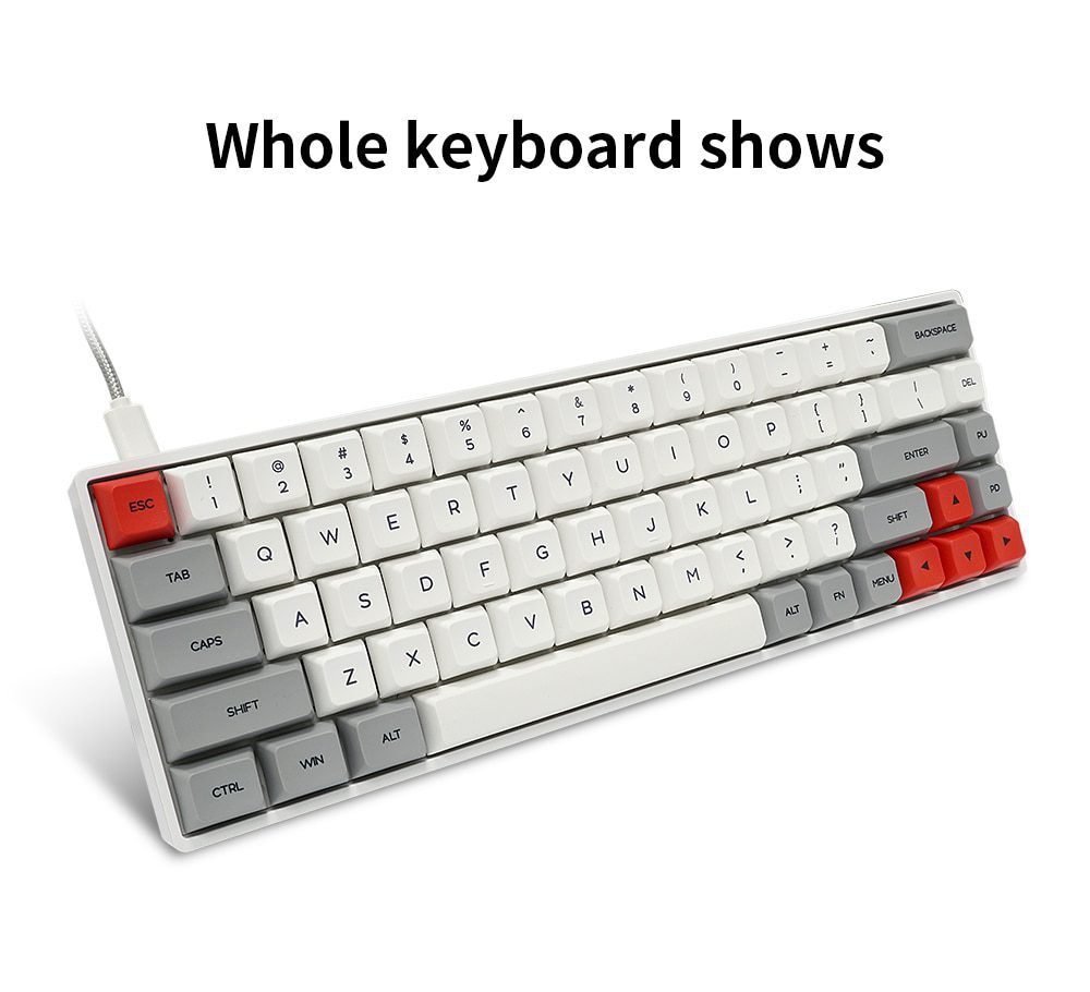 gk68xs gk68x gk68 hot swappable bluetooth wire wireless dual mode Custom Mechanical Keyboard rgb switch leds type c has software gk68xs gk68x gk68 hot swappable bluetooth wire wireless dual mode Custom Mechanical Keyboard rgb switch leds type c has software