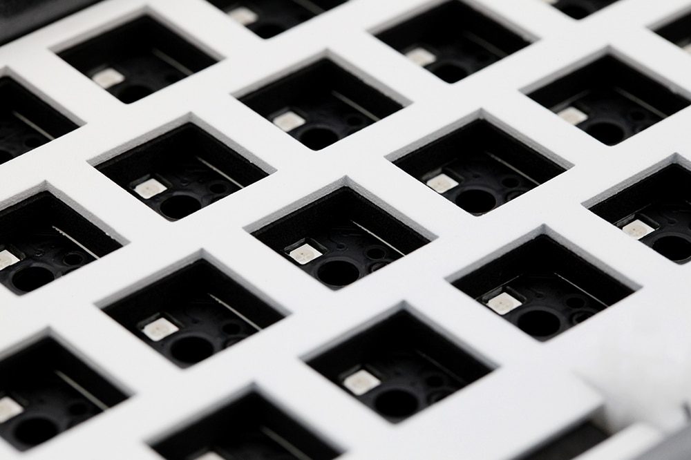 DOPOKEY 61 Mechanical Keyboard Kit 61 key 60% PCB CNC CASE hot swappable switch lighting effects with RGB switch led type c