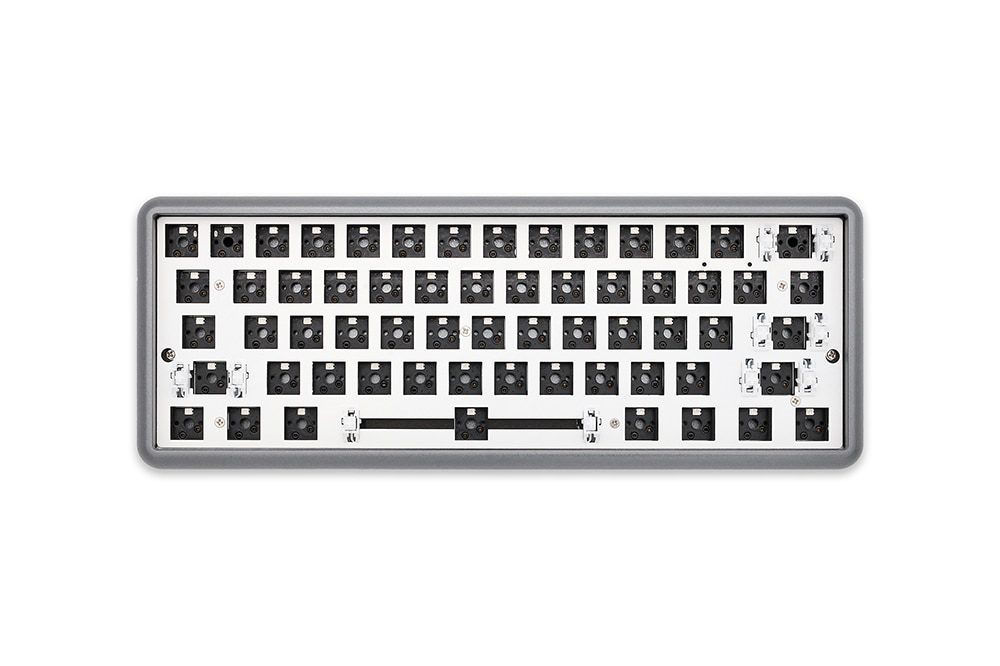 DOPOKEY 61 Mechanical Keyboard Kit 61 key 60% PCB CNC CASE hot swappable switch lighting effects with RGB switch led type c
