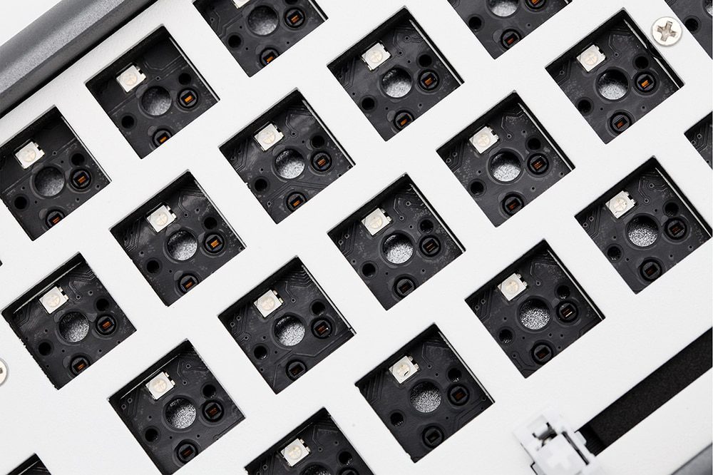 DOPOKEY 61 Mechanical Keyboard Kit 61 key 60% PCB CNC CASE hot swappable switch lighting effects with RGB switch led type c