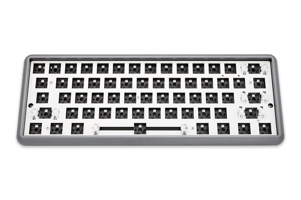DOPOKEY 61 Mechanical Keyboard Kit 61 key 60% PCB CNC CASE hot swappable switch lighting effects with RGB switch led type c