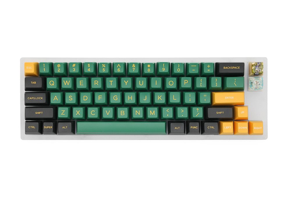 YC66 hot swappable pcb Custom Mechanical Keyboard Kit rgb smd switch leds type c usb port with acrylic case rgb side light YC66 hot swappable pcb Custom Mechanical Keyboard Kit rgb smd switch leds type c usb port with acrylic case rgb side light