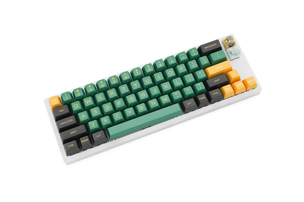 YC66 hot swappable pcb Custom Mechanical Keyboard Kit rgb smd switch leds type c usb port with acrylic case rgb side light YC66 hot swappable pcb Custom Mechanical Keyboard Kit rgb smd switch leds type c usb port with acrylic case rgb side light