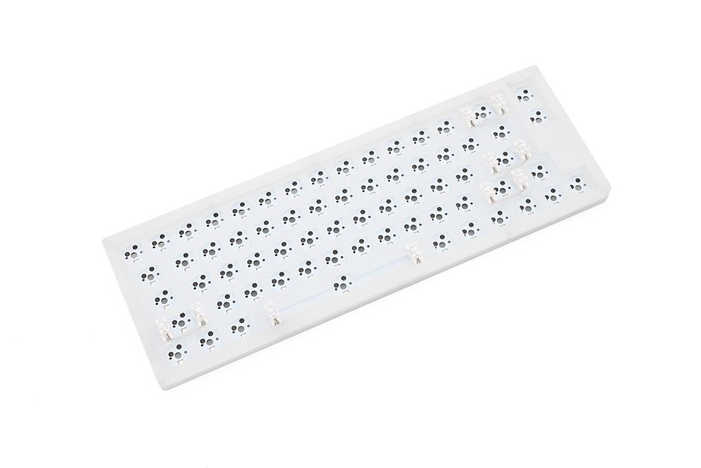 YC66 hot swappable pcb Custom Mechanical Keyboard Kit rgb smd switch leds type c usb port with acrylic case rgb side light YC66 hot swappable pcb Custom Mechanical Keyboard Kit rgb smd switch leds type c usb port with acrylic case rgb side light